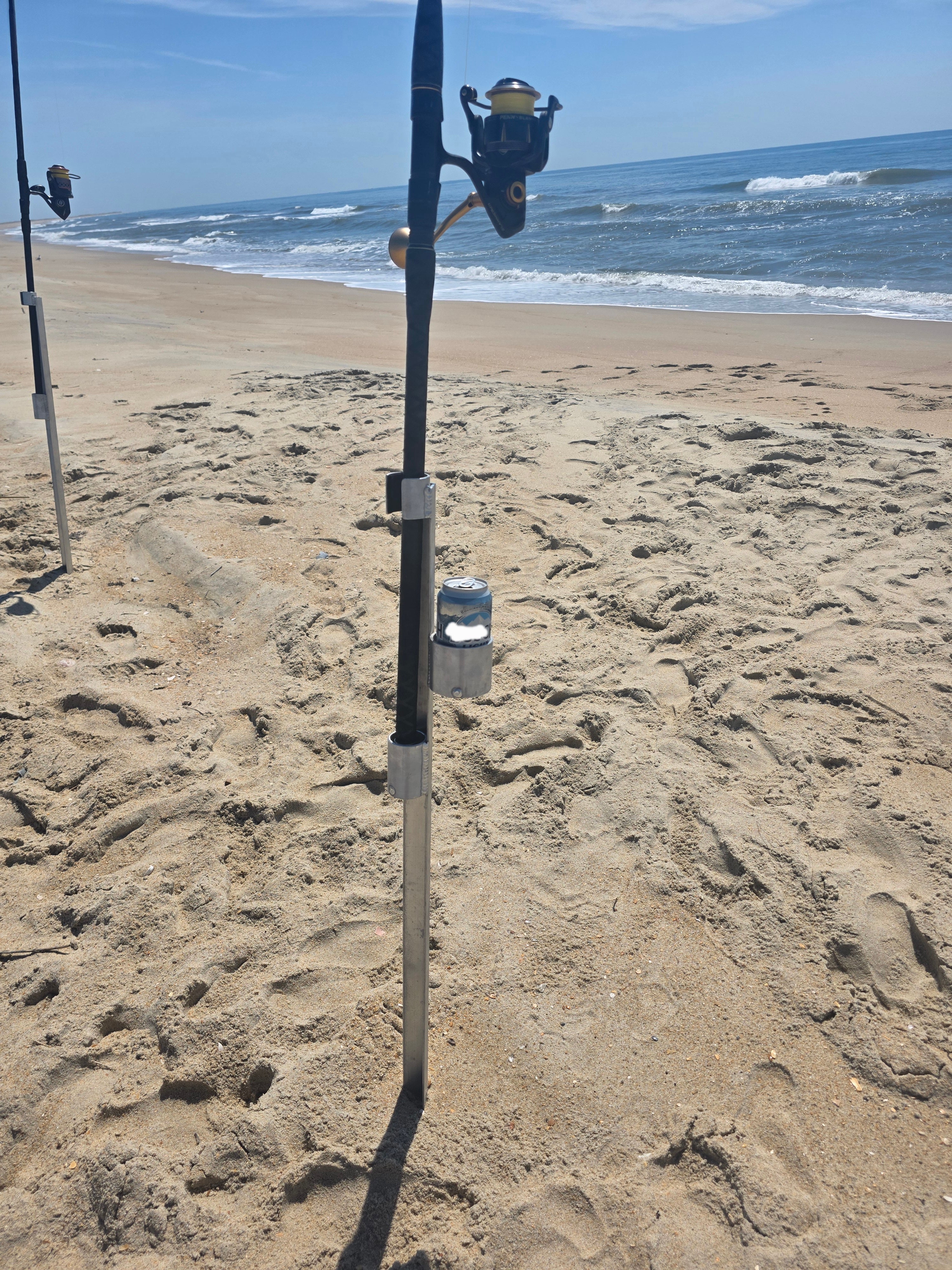 Sand Spike W/ Cup Holder